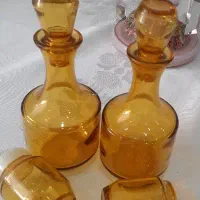 آبلیمو خوری و نمکدان عسلی روس