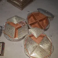 جادستمالی جعبه تابلو شکلات خوری خاتمکاری