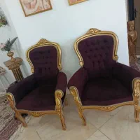 مبل ناهار خوری ۸ نفره با ۴ میزبان و ۱ صندلی تلفن