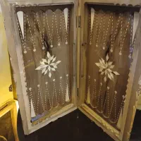 تخته نرد چوب گردو آنتیک