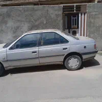 پژو 405 نقره ای دوگانه مدل 85