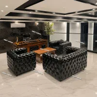 نیم ست چهار نفره چستر و صندلی اداری