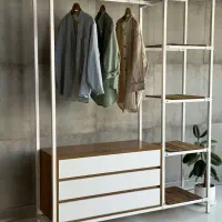 ملینا کافه بار رخت بند پیچی قفسه رگال دار ۶۷