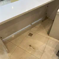 میز چوبی استند چوبی