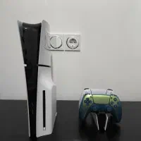 ps5 slim standard با شارژر و دسته کروما وfc26