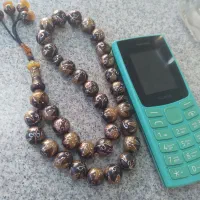 تسبیح دستساز  نقره کوب