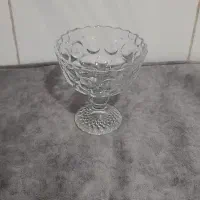 آجیل خوری یا بستنی خوری۱۲عدد پارچ شیشه ای ۴تا