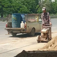 اجرای کاتر برش آسفالت بتن