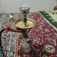 قلیان برنجی سوپاپ داروقلیان چوبی اب بندی شده