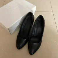 کفش پاشنه بلند چرم طبیعی