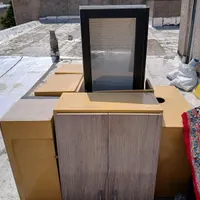 کابینت فلزی دست کامل با هود سینگ ضرفشویی کامل