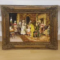 تابلو فرش در حد نو طول ۱۲۷عرض۱۰۰