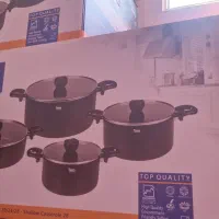 سرویس تفلون ۸پارچه تیارا،مشکی
