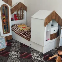 تخت وکمد طرح  کلبه