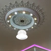 دور لوستری .آذین سقف.گل سقفی.جایگزین. کناف