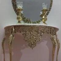 اینه شمعدان برنز