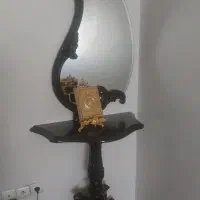 ساعت با پایه چوب گردو