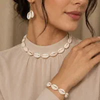 ۵۰٪تخفیف گردنبند صدف