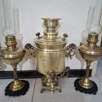 سماور ۶لیتری زغالی تمام برنجی نونو سنتی