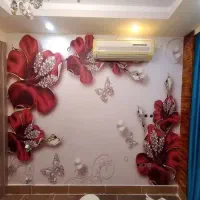 نصب کاغذ دیواری