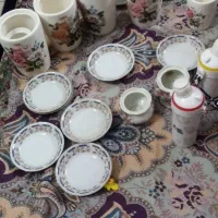 ظرف نعلبکی.قمقه گل ادنیوم یوکا اسباب بازی