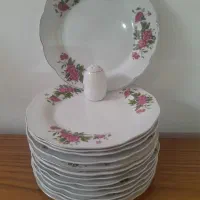 ظروف گلسرخی قدیمی واصلی
