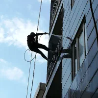 نماشویی ، شستشوی نما ، به روش راپل