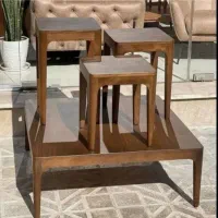 میزعسلی تمام چوب با روکش بلوط