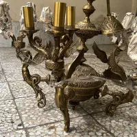 لوستر طرح فرشته برنجی سفارشی