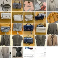 لباس کت کاپشن کیف شال و کلاه