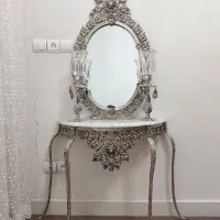 آینه و شمعدان برنجی