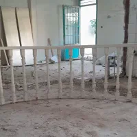 نرده چوبی بسیار تمیز  آماده به نصب