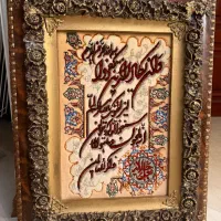 تابلو فرش دستباف گل ابریشم