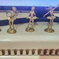 ست برنجی پنج عددی مجسمه رقص باله(بالرین)