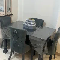 میر ناهارخوری ۴ نفره با ۴ صندلی بدون خط و خش