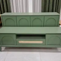 کنسول ست میز تلویزیون چوبی کلاسیک و مینیمال
