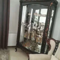 بوفه تمام شیشه جنس چوب
