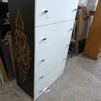 کمد دیواری 5 کشو ام دی اف نو  و فلزی