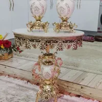 میز برنز بیضی