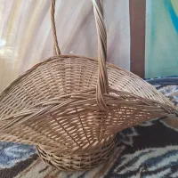 سبد حصیری شیک و کاربردی سایز بزرگ