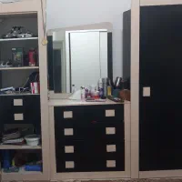 کمدوکتابخانه وآینه دراور