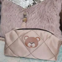 کیف ارایشی پارچه ای ،گیره