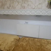 تخت دونفره سالم و تمیز همراه با تشک قیمت ۸ میلیون