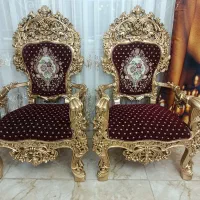 مبلمان سلطنتی و فرش و لوستر