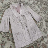 بارونی زنانه طرح چروکی براق سایز۴۲