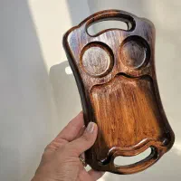 سینی طرح چوب /سنگ مصنوعی
