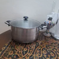 قابلمه استیل کفه چدن اصل ترکیه سایز ۳۰ بزرگ