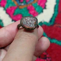 انگشتر مهر کهنه تاریخ دار