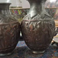 گلدان مسی جفت