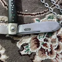 چاقو باقر کافی قدیمی دسته شاخ پازن
